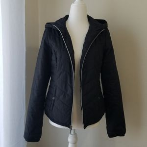 Flattering Black Rain Coat/Jacket